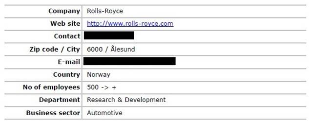 Rolls-Royce become our new customer