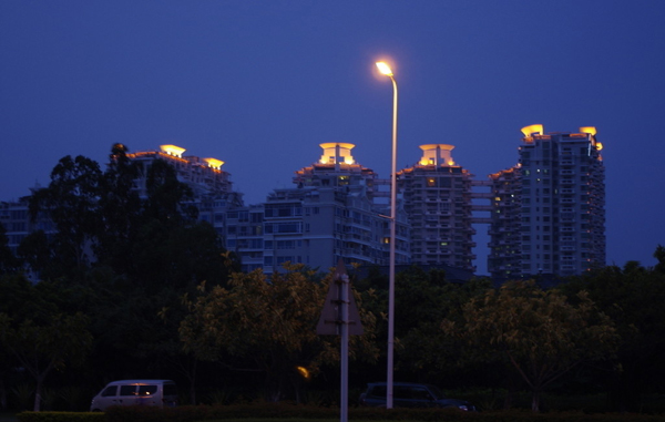 LED iluminación tentación del mercado civil y la vergüenza