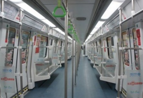 Metro de tecnología de iluminación LED de bajo carbono verde trenes