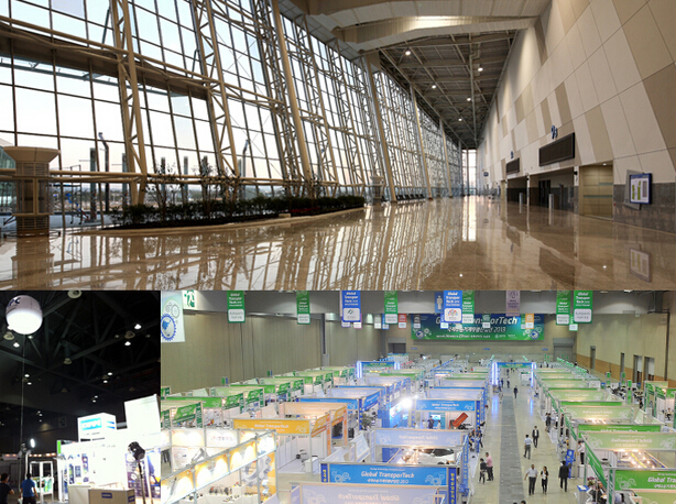 2014 internacional LED y OLED apertura expo en Corea