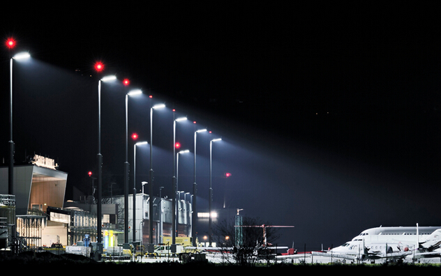 iluminación de tecnología de iluminación LED aeropuerto de Munich