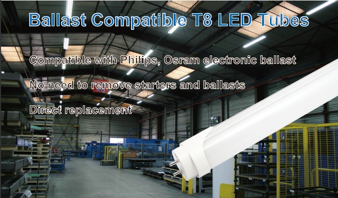 Luces de tubo LED Nuevo con lastre Compatible