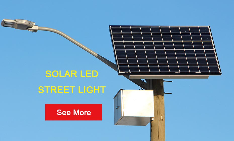 Luz de calle led solar