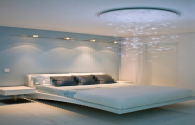 Elija la iluminación LED en el dormitorio